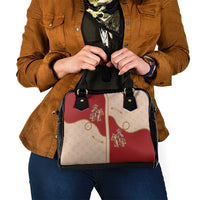 Western Yoke Shoulder Handbag Gingerbread Howdy Christmas - Wonder Print Shop