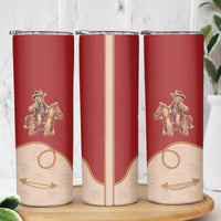 Western Yoke Skinny Tumbler Gingerbread Howdy Christmas - Wonder Print Shop