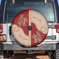 Western Yoke Spare Tire Cover Gingerbread Howdy Christmas - Wonder Print Shop