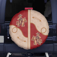 Western Yoke Spare Tire Cover Gingerbread Howdy Christmas - Wonder Print Shop