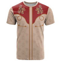 Western Yoke T Shirt Gingerbread Howdy Christmas - Wonder Print Shop