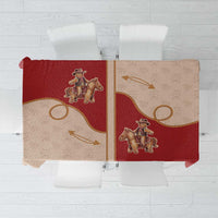 Western Yoke Tablecloth Gingerbread Howdy Christmas - Wonder Print Shop