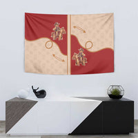 Western Yoke Tapestry Gingerbread Howdy Christmas - Wonder Print Shop