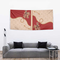 Western Yoke Tapestry Gingerbread Howdy Christmas - Wonder Print Shop