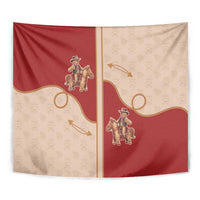 Western Yoke Tapestry Gingerbread Howdy Christmas - Wonder Print Shop