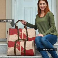 Western Yoke Travel Bag Gingerbread Howdy Christmas - Wonder Print Shop