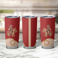 Western Yoke Tumbler Cup Gingerbread Howdy Christmas - Wonder Print Shop