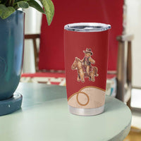 Western Yoke Tumbler Cup Gingerbread Howdy Christmas - Wonder Print Shop