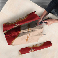 Western Yoke Umbrella Gingerbread Howdy Christmas - Wonder Print Shop