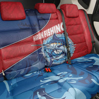 Dominican Republic Fishing Back Car Seat Cover Caribbean Master Baiter - Wonder Print Shop