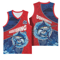Dominican Republic Fishing Basketball Jersey Caribbean Master Baiter - Wonder Print Shop