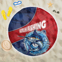 Dominican Republic Fishing Beach Blanket Caribbean Master Baiter - Wonder Print Shop