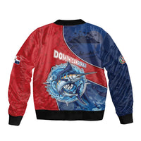Dominican Republic Fishing Bomber Jacket Caribbean Master Baiter - Wonder Print Shop