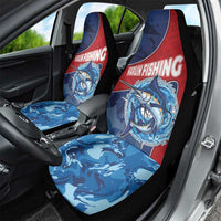Dominican Republic Fishing Car Seat Cover Caribbean Master Baiter - Wonder Print Shop