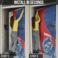 Dominican Republic Fishing Door Cover Caribbean Master Baiter - Wonder Print Shop