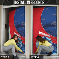 Dominican Republic Fishing Door Cover Caribbean Master Baiter - Wonder Print Shop