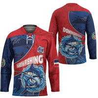Dominican Republic Fishing Hockey Jersey Caribbean Master Baiter - Wonder Print Shop