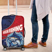 Dominican Republic Fishing Luggage Cover Caribbean Master Baiter - Wonder Print Shop