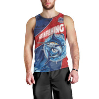 Dominican Republic Fishing Men Tank Top Caribbean Master Baiter - Wonder Print Shop