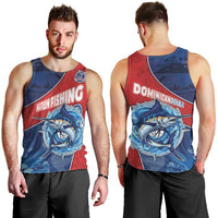 Dominican Republic Fishing Men Tank Top Caribbean Master Baiter - Wonder Print Shop