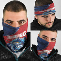 Dominican Republic Fishing Neck Gaiter Caribbean Master Baiter - Wonder Print Shop