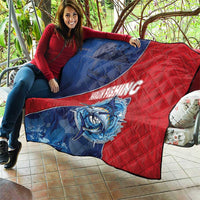 Dominican Republic Fishing Quilt Caribbean Master Baiter - Wonder Print Shop