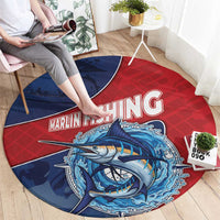 Dominican Republic Fishing Round Carpet Caribbean Master Baiter - Wonder Print Shop