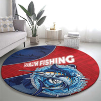 Dominican Republic Fishing Round Carpet Caribbean Master Baiter - Wonder Print Shop