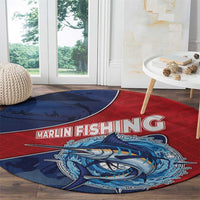 Dominican Republic Fishing Round Carpet Caribbean Master Baiter - Wonder Print Shop