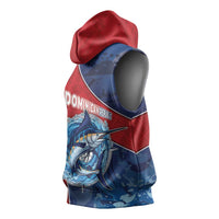 Dominican Republic Fishing Sleeveless Hoodie Caribbean Master Baiter - Wonder Print Shop