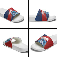 Dominican Republic Fishing Slide Sandals Caribbean Master Baiter - Wonder Print Shop