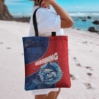 Dominican Republic Fishing Tote Bag Caribbean Master Baiter - Wonder Print Shop