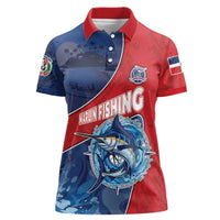 Dominican Republic Fishing Women Polo Shirt Caribbean Master Baiter - Wonder Print Shop