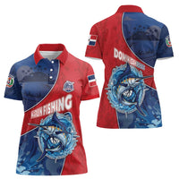 Dominican Republic Fishing Women Polo Shirt Caribbean Master Baiter - Wonder Print Shop