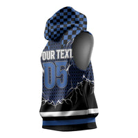 Custom Hockey Sleeveless Hoodie Tribal Strike