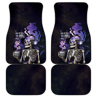 Skull Car Mats Mentally Ill But Totally Chill
