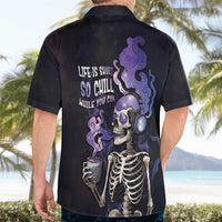 Skull Hawaiian Shirt Mentally Ill But Totally Chill