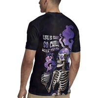Skull Rugby Jersey Mentally Ill But Totally Chill