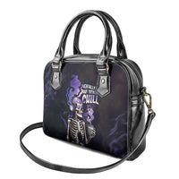 Skull Shoulder Handbag Mentally Ill But Totally Chill