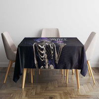 Skull Tablecloth Mentally Ill But Totally Chill