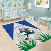 El Salvador Area Rug Torogoz Bird Map