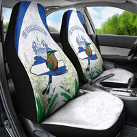 El Salvador Car Seat Cover Torogoz Bird Map