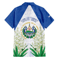 Personalized El Salvador Family Matching Long Sleeve Bodycon Dress and Hawaiian Shirt Torogoz Bird Map