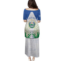 Personalized El Salvador Family Matching Puletasi and Hawaiian Shirt Torogoz Bird Map