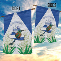El Salvador Garden Flag Torogoz Bird Map