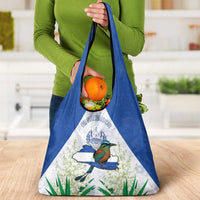 El Salvador Grocery Bag Torogoz Bird Map