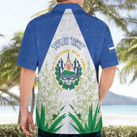 Personalized El Salvador Hawaiian Shirt Torogoz Bird Map
