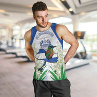 Personalized El Salvador Men Tank Top Torogoz Bird Map