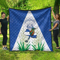 El Salvador Quilt Torogoz Bird Map