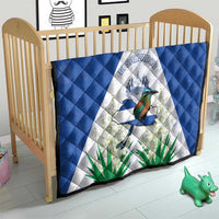 El Salvador Quilt Torogoz Bird Map